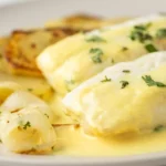 Merluza al limón con patatas panaderas y cebolla - Imagen 3
