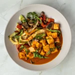 Tofu al curry rojo con verduras - Imagen 2